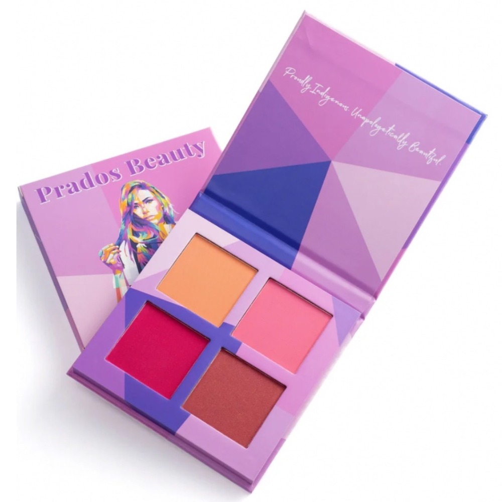 Prados Beauty The Matriarch 4 Shades Blush Quad Makeup Pallett